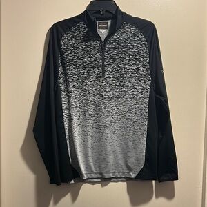 Greg Norman Collection Black and Gray Men's Shirt